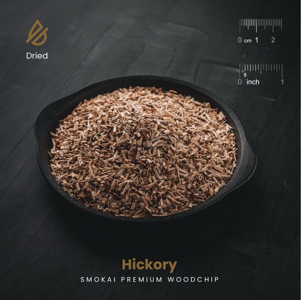 Premium Hickory Wood Chips 6L (366 Cu In)