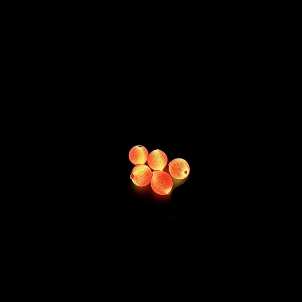Floating Beads 5 Pack Glow - Pumpkin