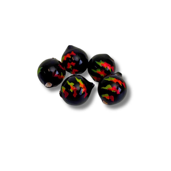 Floating Beads 5 Pack - Black Tiger
