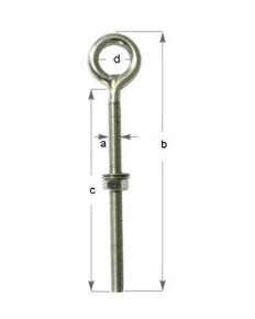 316 SS Eye Bolt- 8x80mm