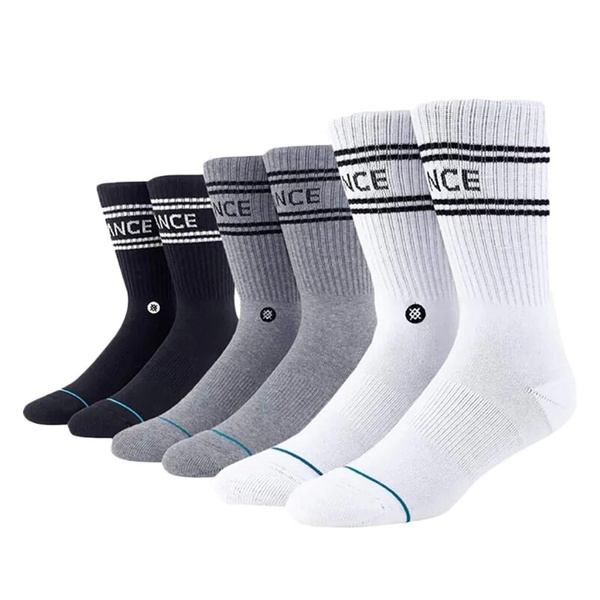 Basic Crew Socks 3 Pack Multi Colour Us 9-13
