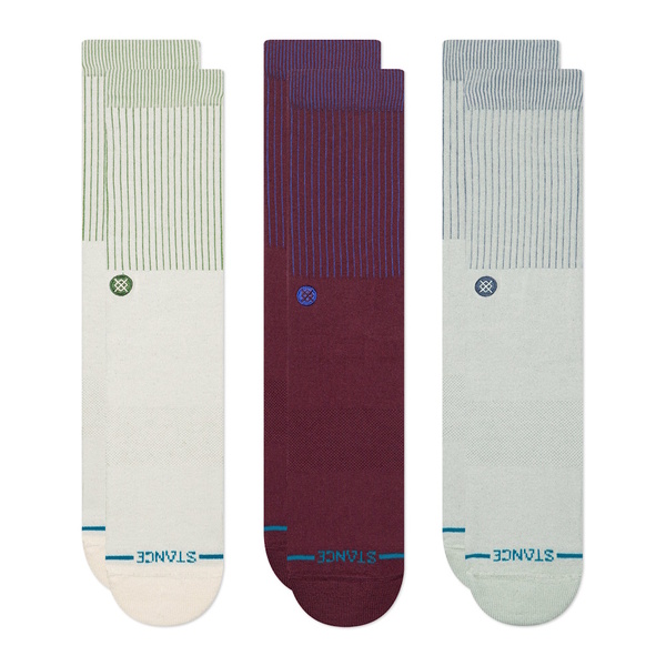 Socks Icon Pop Crew 3 Pack-Canvas