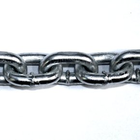 DIN 766 6mm Short Link Galvanised Windlass Anchor Chain (Per Metre)