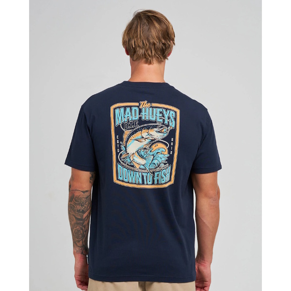 Down To Fish Ss Tee - Navy