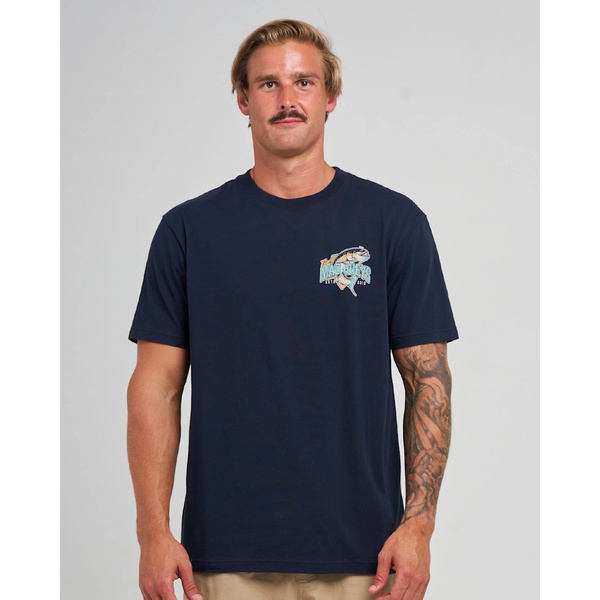 Down To Fish Ss Tee - Navy