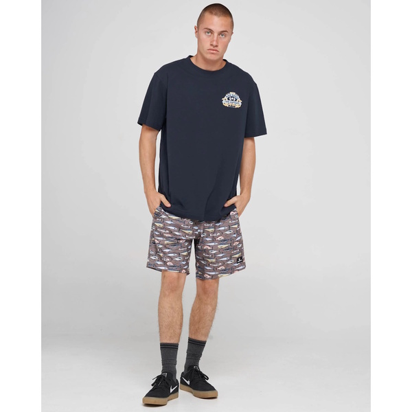 Pro Hueys 18" Swim Volley Short - Taupe