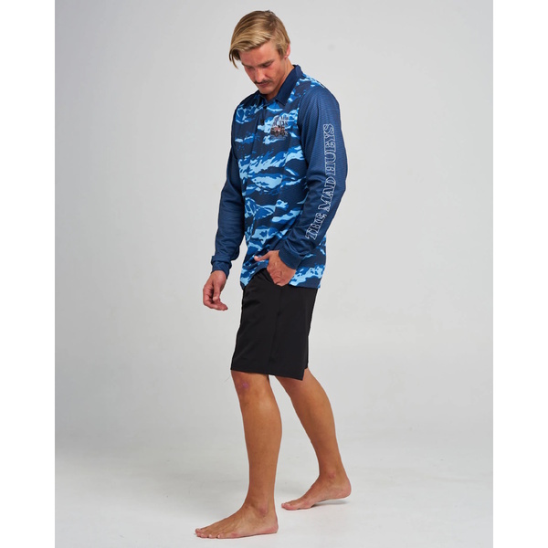 Send It Upf 50+ Fishing Jersey - Navy