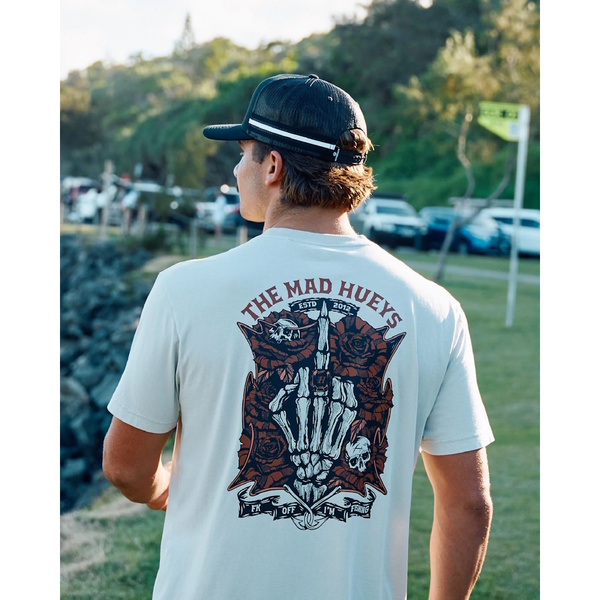 Shield Fk Off Ss Tee - Smoke Washed