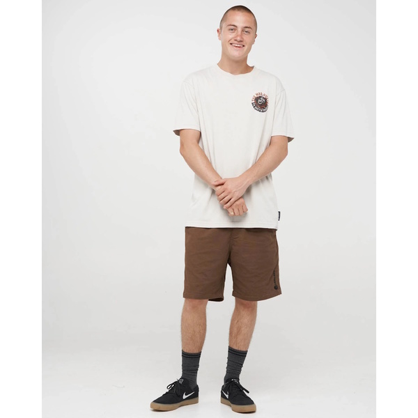 Shield Fk Off Ss Tee - Smoke Washed