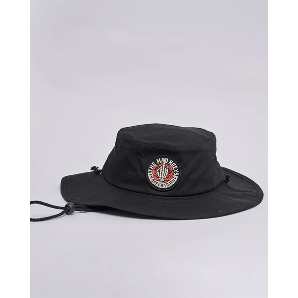 Shield Fk Off Wide Brim Hat - Black