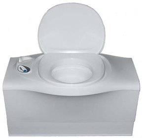 C400 12v Build-In Cassette Toilet w/Door-Left Hand