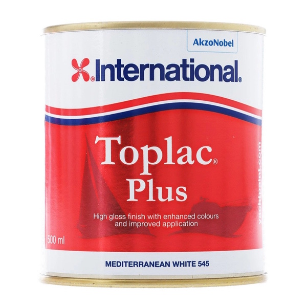 Toplac Plus Silicone Enamel - Meditterean White 500Ml