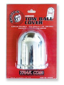 Chrome Tow Ball Cover-1.78"/2"