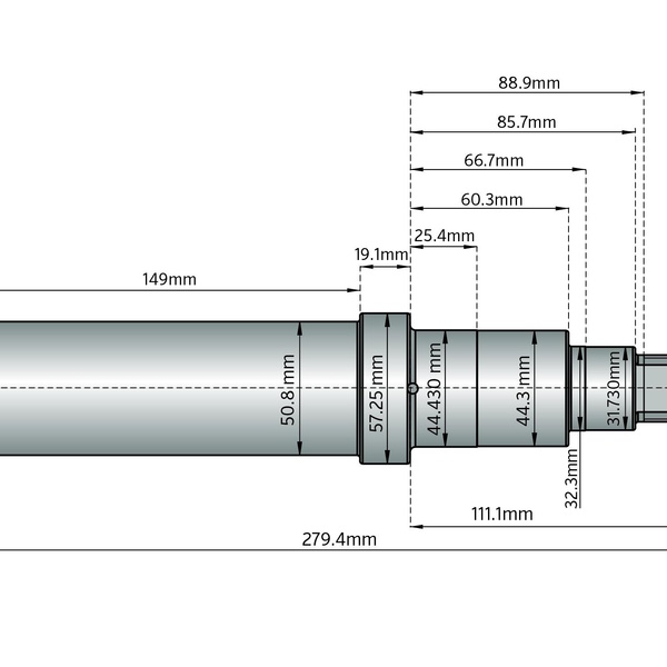 Trailer Stub Axle For 3000Kg Non Braked Hub Set