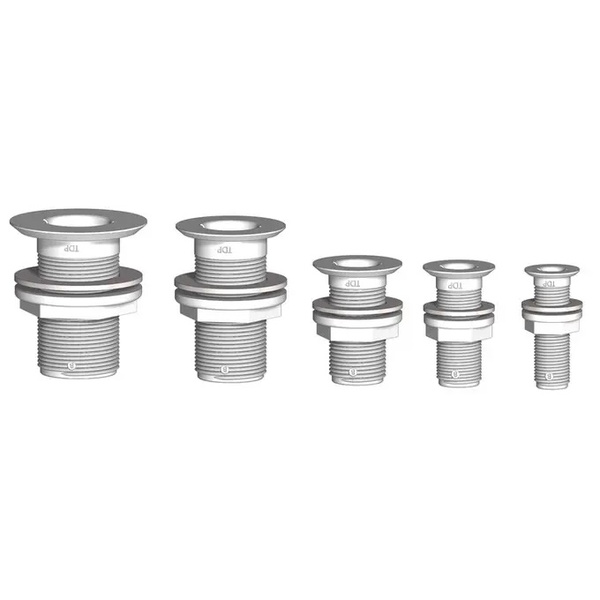 Composite Skin Fitting No Tail Countersunk White 32Mm 