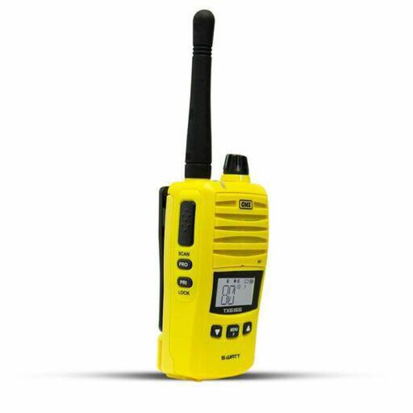 Tx6165ytp Waterproof Handheld Uhf Cb Radio 5/1W Twin Pack Blaze Yellow 