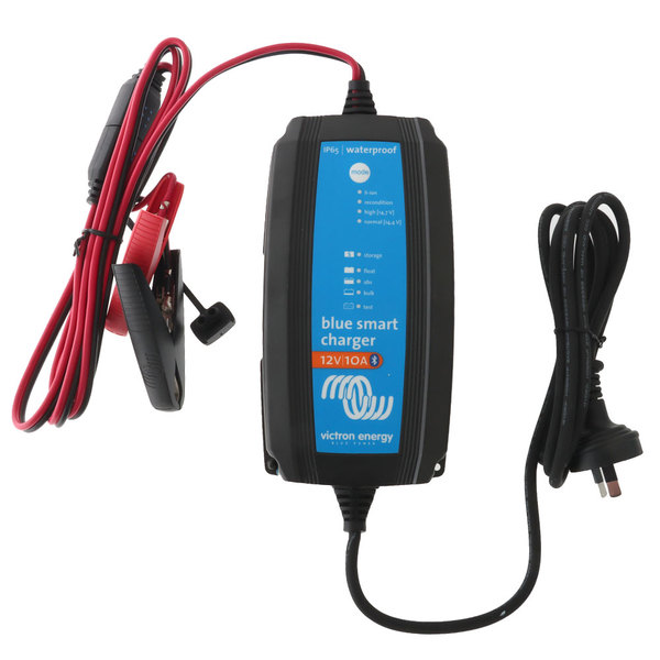 Blue Smart Ip65 Battery Charger 10A 12V +Lithium