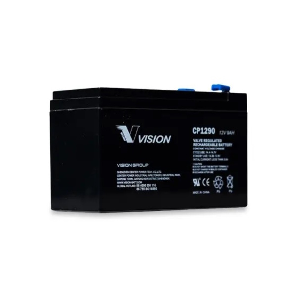 Kontiki Torpedo Agm Vrla Battery W/Leads 12V