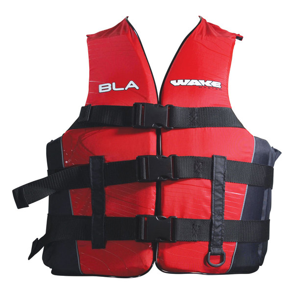 Pfd 50N Child Med. Life Vest Red/Black 25-40Kgs