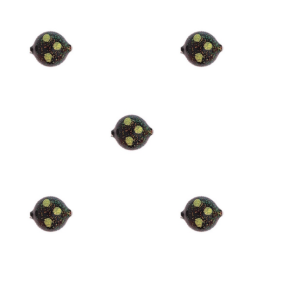Corkeys Floating Beads Glitter Black Chartreuse 5 Pack 