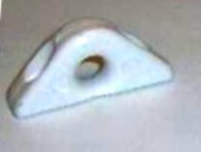 6mm White Nylon Dead Eye/Fairlead