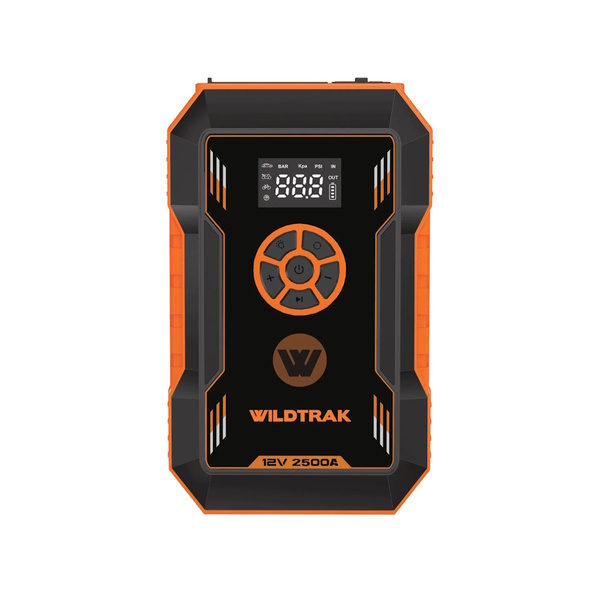 Heavy Duty 2500A Lithium Jump Starter 12000Mah With Tyre Compressor