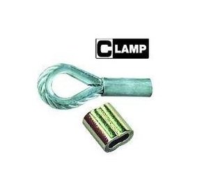 3mm (3/32") Wire Rope Crimp Copper Nickel