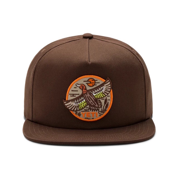 Built For The Wild Duck Flat Brim Hat Dark Brown