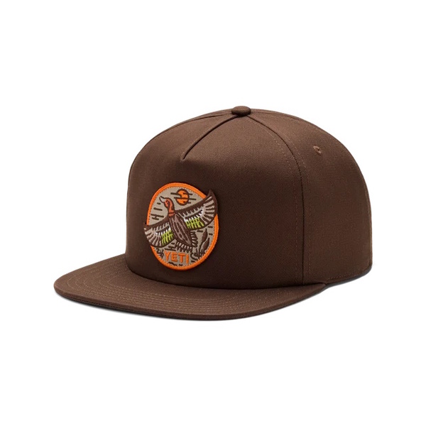 Built For The Wild Duck Flat Brim Hat Dark Brown