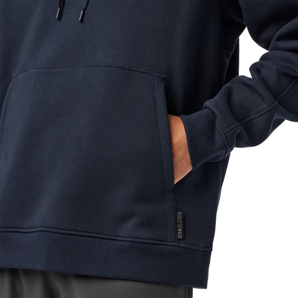 Logo Built For The Wild Fleece Hoodie Navy 