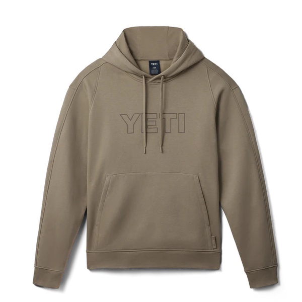 Logo Built For The Wild Fleece Hoodie Taupe