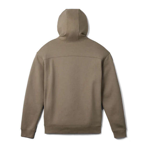 Logo Built For The Wild Fleece Hoodie Taupe