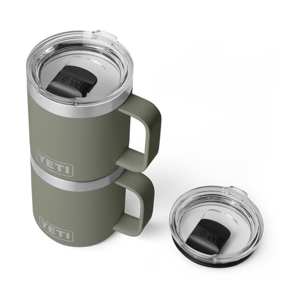 Rambler 10 Oz (296Ml) Ceramic Lined Stackable Mug - Pampa Green