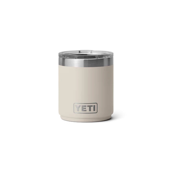 Rambler 10 Oz Stackable Lowball Ceramic Lined With Magslider Lid - Cape Taupe