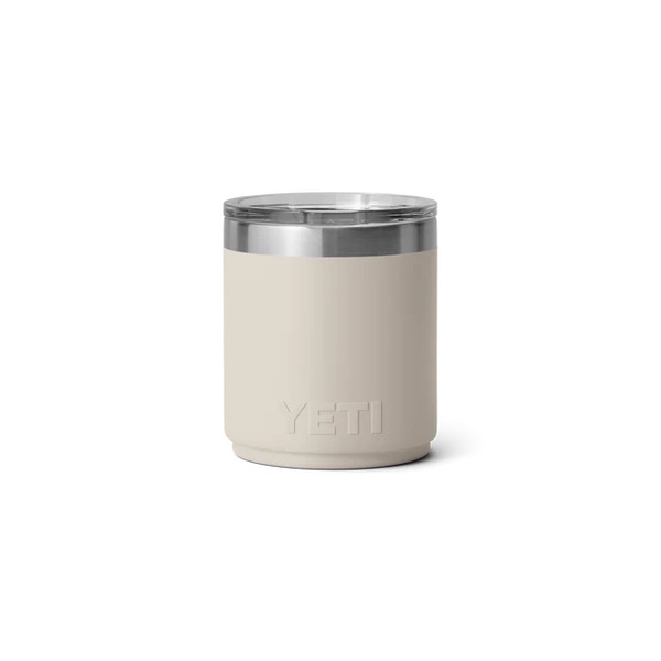 Rambler 10 Oz Stackable Lowball Ceramic Lined With Magslider Lid - Cape Taupe