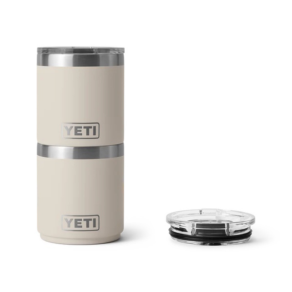 Rambler 10 Oz Stackable Lowball Ceramic Lined With Magslider Lid - Cape Taupe