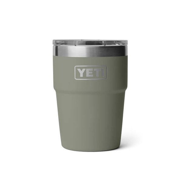 Rambler 16 Oz (473Ml) Stackable Cup With Magslider Lid - Pampa Green