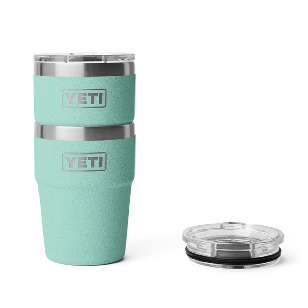 Rambler 16 Oz (473Ml) Stackable Cup With Magslider Lid -  Sea Stone