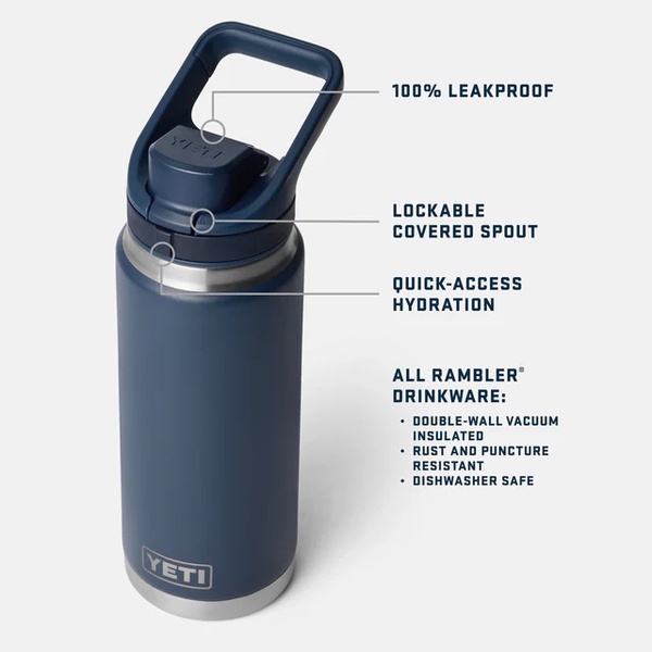 Rambler 26 Oz (769Ml) Flip Chug Bottle - Navy