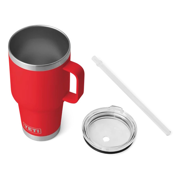 Rambler 35Oz (1035Ml) Mug W/Straw - Rescue Red