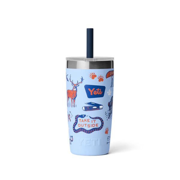 Rambler R10 Jr Tumbler W/Straw Big Sky Summer Camp