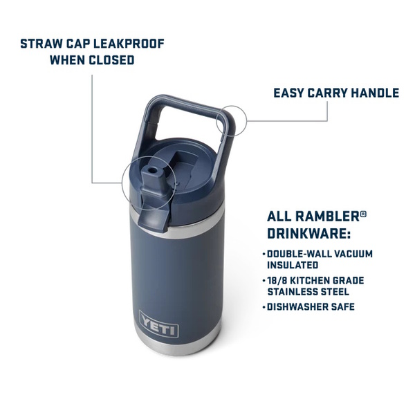 Yeti Rambler Jr 12 Oz (355Ml) Kids' Bottle - Grasshopper