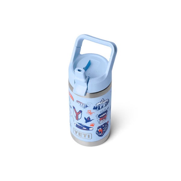Rambler Jr 12 Oz (354Ml) Kids Bottle Big Sky Summer Camp