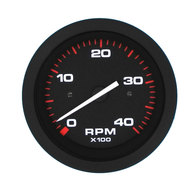 Amega Diesel Tachometer Guage Blk