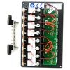 901V 12V Vertical 8 Switch Circuit Breaker Switch Panel (No Meter)