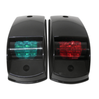 12volt LED Port & Starboard Navigation Side Light Set-Black