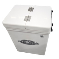 High Ice Box Split Lids 130 Litre White 