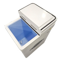High Ice Box Split Lids 130 Litre White 