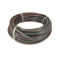 Reinforced PVC Outboard Fuel Hose 8mm per metre (above floor use) - Grey