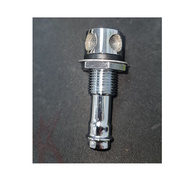 14mm Straight Tank Breather Vent - Chrome